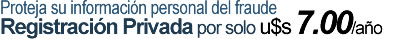 Whois Private costo